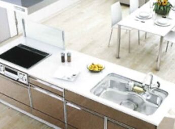 I型オープンキッチン