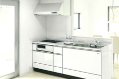 家族向け：I型システムキッチン 2100サイズ