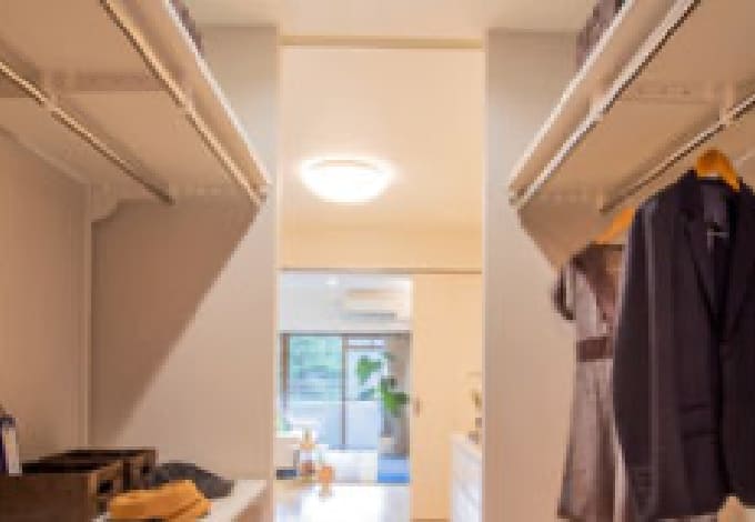 ウォークスルークローゼット 自然換気