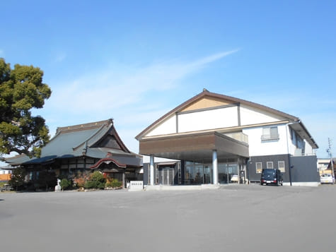 ① 本殿・御庫裏 外観