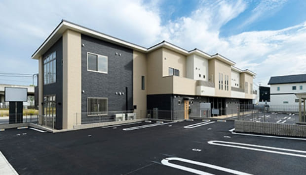 ブレース構造 北側外観