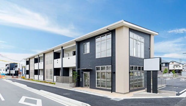 ブレース構造 南側外観